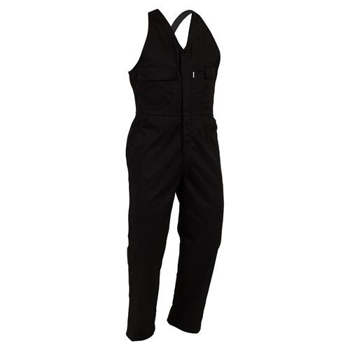 SLEEVELESS OVERALLS, DAY ONLY, POLYCOTTON, ZIP, MID WEIGHT