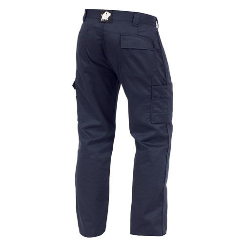 BISON TOUGH CARGO PANTS - Cotton | Multi Pockets | Knee Pad Flaps