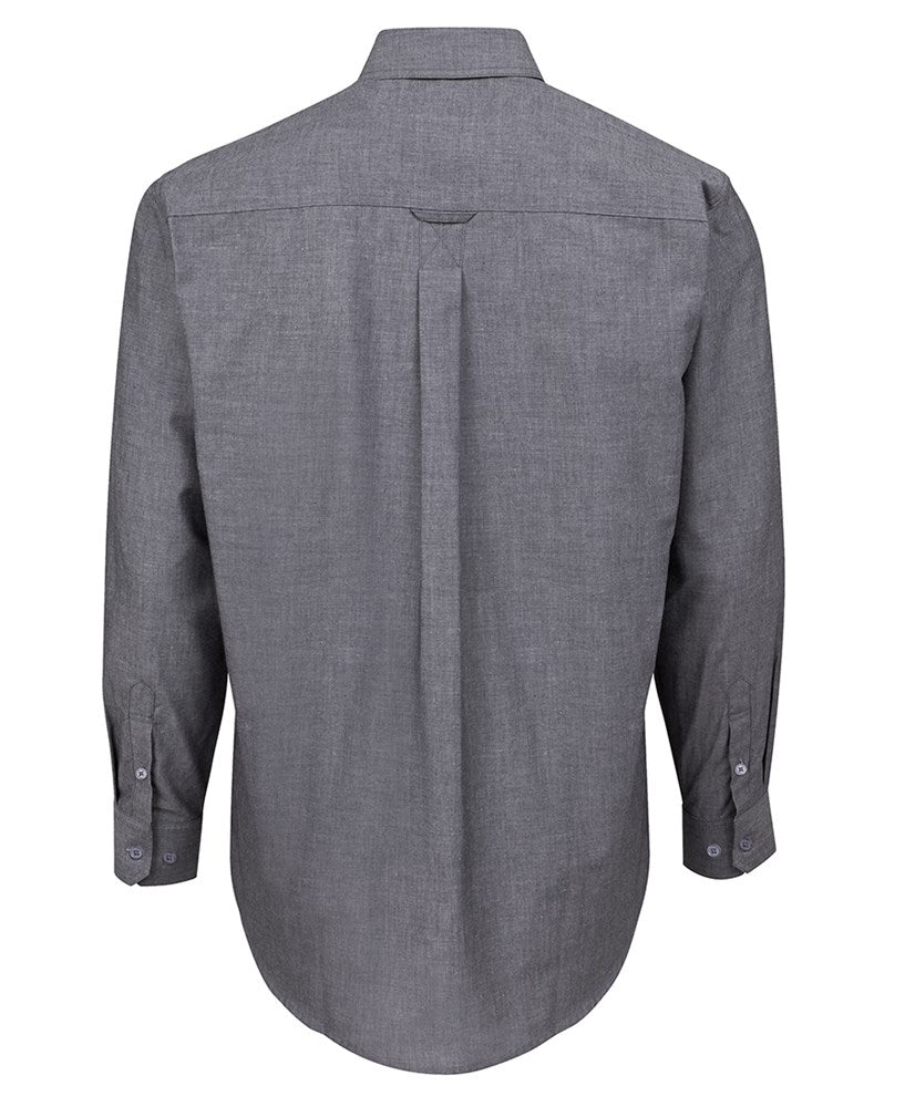 CHAMBRAY LONG SLEEVE MANAGERS SHIRT
