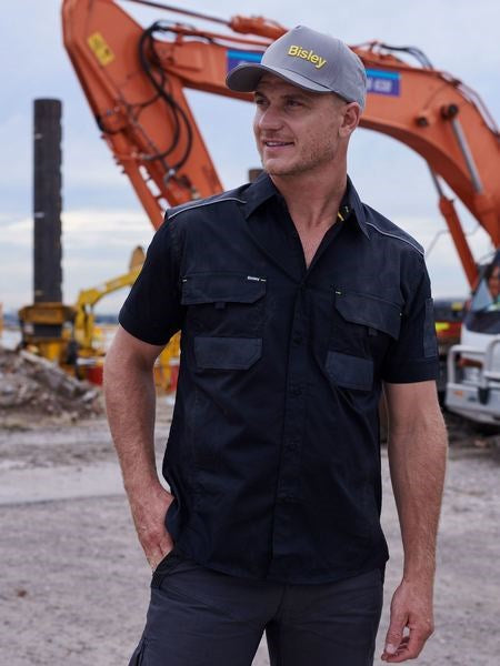 FLY & MOVE MECHANICAL STRETCH BISLEY SHORT SLEEVE SHIRT