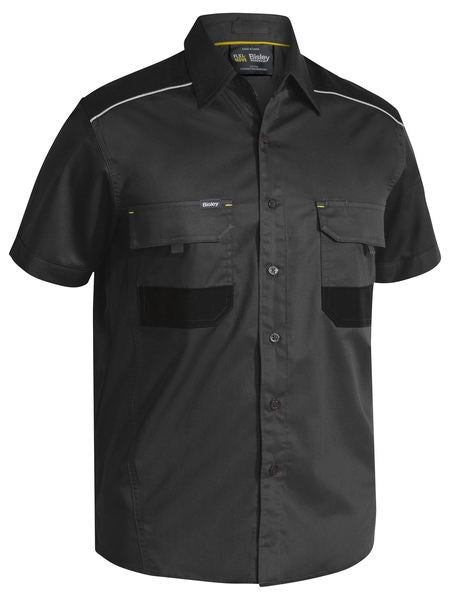 FLY & MOVE MECHANICAL STRETCH BISLEY SHORT SLEEVE SHIRT