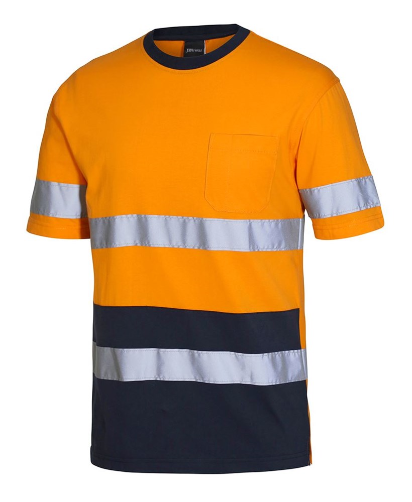 HI VIS COTTON JBS TAPED TEE
