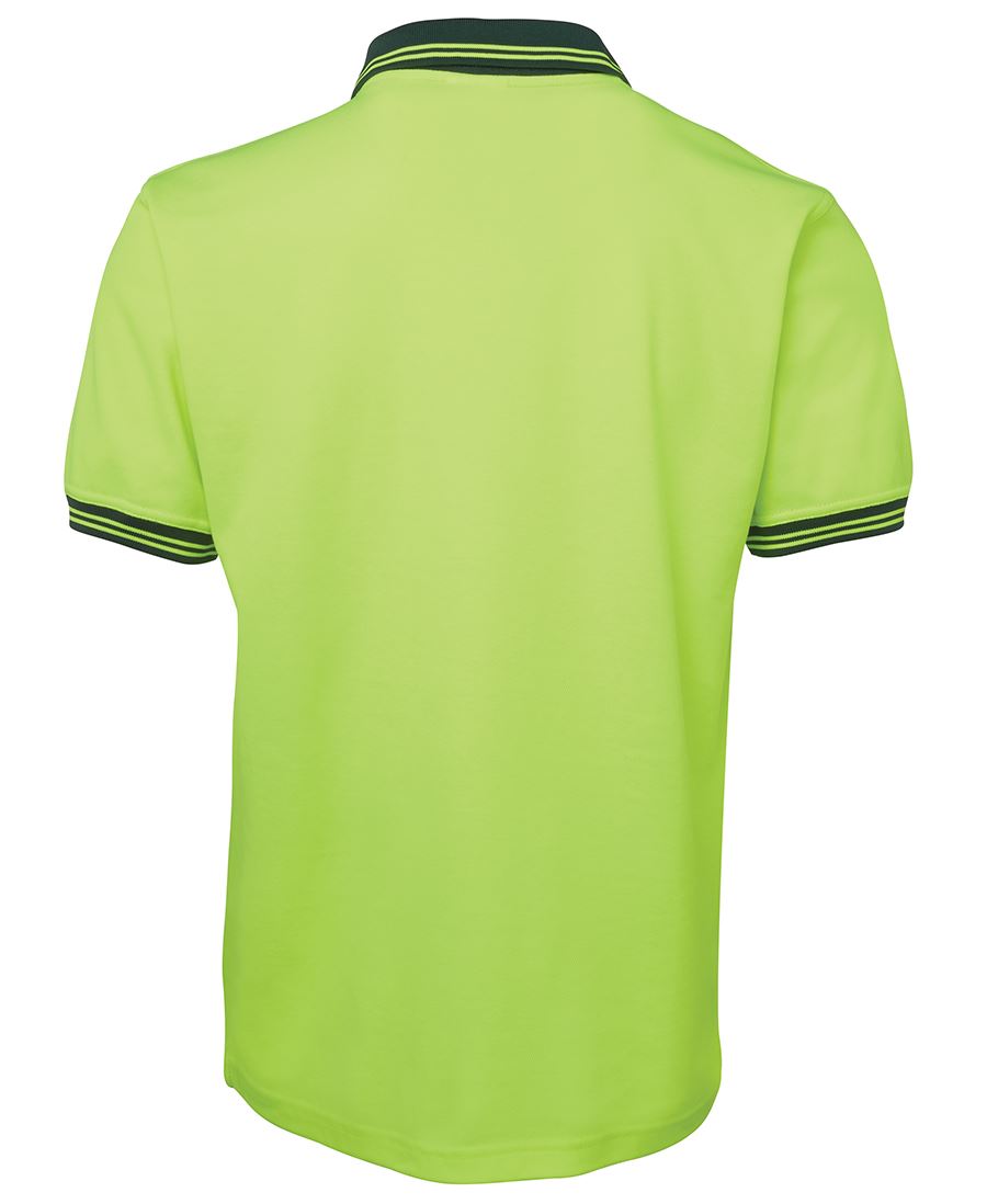 HI-VIS BACK POLO - Short Sleeve | Polycotton