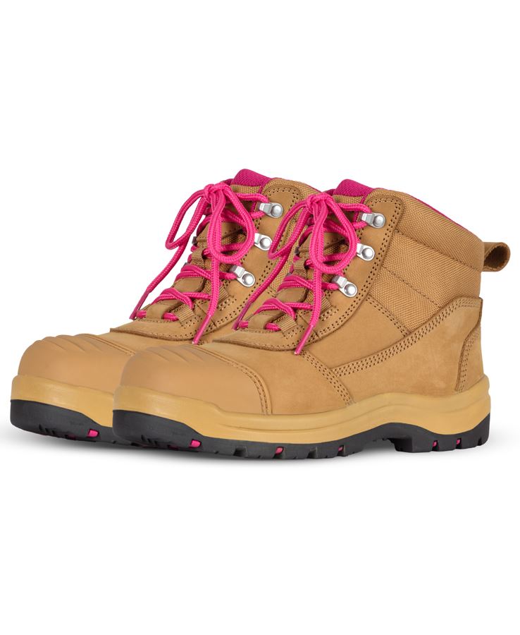 WOMENS ATRAX SAFETY BOOTS - Zip, Slip Resistant, Anti Static Sole, Composite Toe