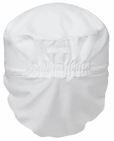 FOOD PREP HAT - Fitted hair mesh cover