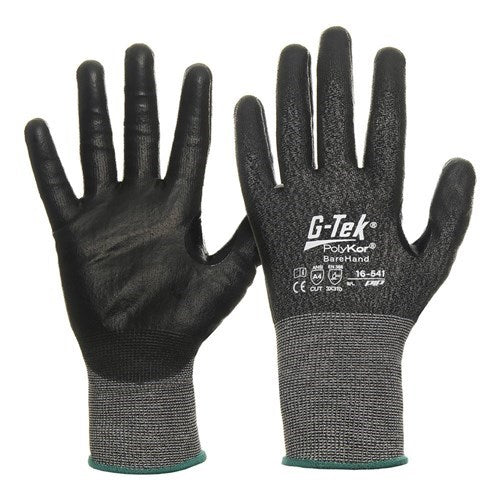 POLYKOR SAFETY GLOVES, G-TEK, - Cut resistant Level D, Breathable, High Dexterity, Grips in Oily Conditions