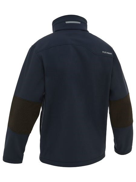 BISLEY PRO SOFTSHELL JACKET - 320 gsm Heavyweight, Showerproof, Detachable Hood, Warm Lining