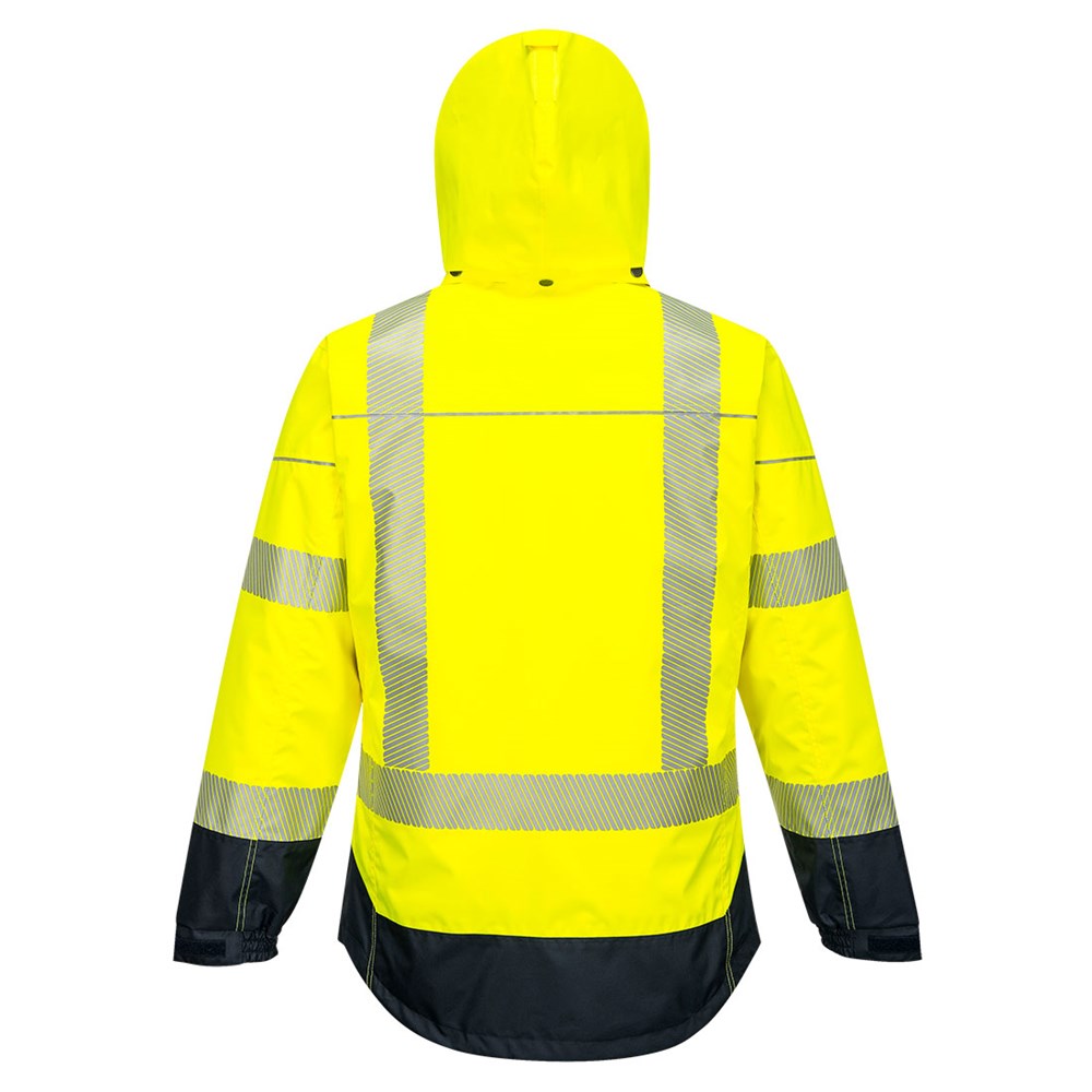 HI VIS WATERPROOF, MESH LINED JACKET - Breathable, Stain Resistant