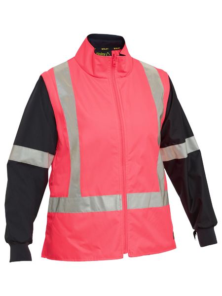 Women's Taped Hi Vis 5 in 1 Rain Jacket