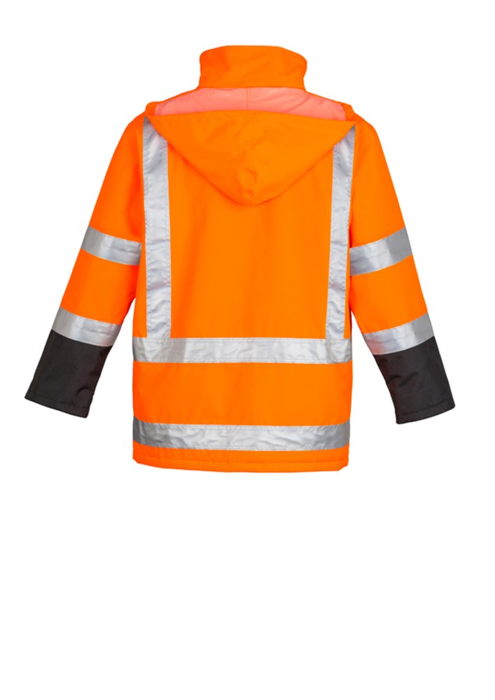 SZ ** LIMITED SIZES ** HI VIS QUILT LINED STORM JACKET TTMC-W17