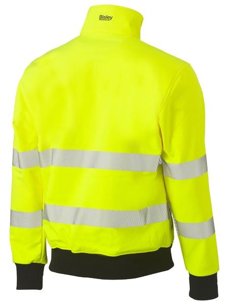 Taped Hi Vis Soft Shell Bomber Jacket