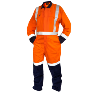 FLAME RETARDANT 11CALHI VIS OVERALLS, TTMC-W17 - Mid Weight, Ideal for Welding and Allied Processes