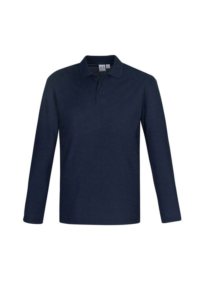 CREW BIZ LONG SLEEVE POLO | COTTON/POLYESTER