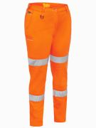 WOMENS STRETCH WORK PANTS, - Cotton | Reflective Tape, Stretch for Comfort