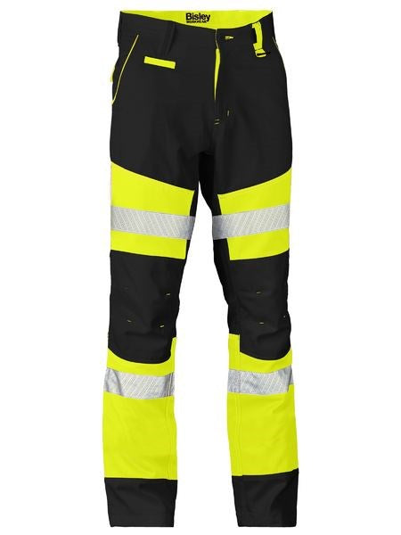 BISLEY HI VIS WORK PANTS - Reflective Tape |