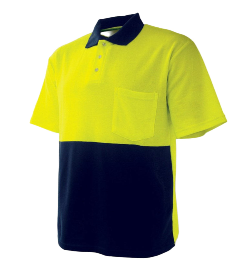 HI VIS POLO POLYCOTTON, Bocini, Short Sleeve