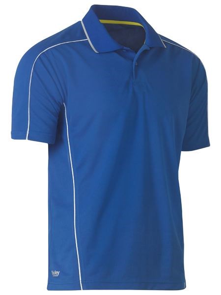 Cool Mesh Polo with Reflective Piping