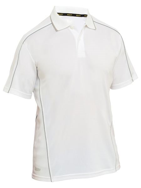Cool Mesh Polo with Reflective Piping