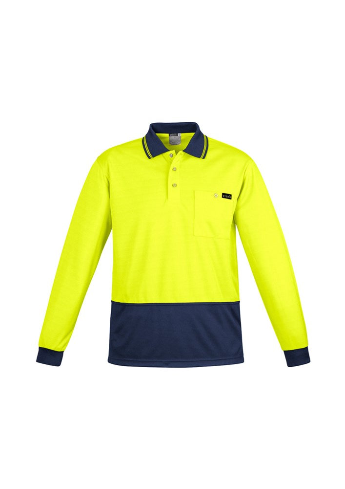 SZ HI VIS LONG SLEEVE COMFORT PLUS POLO