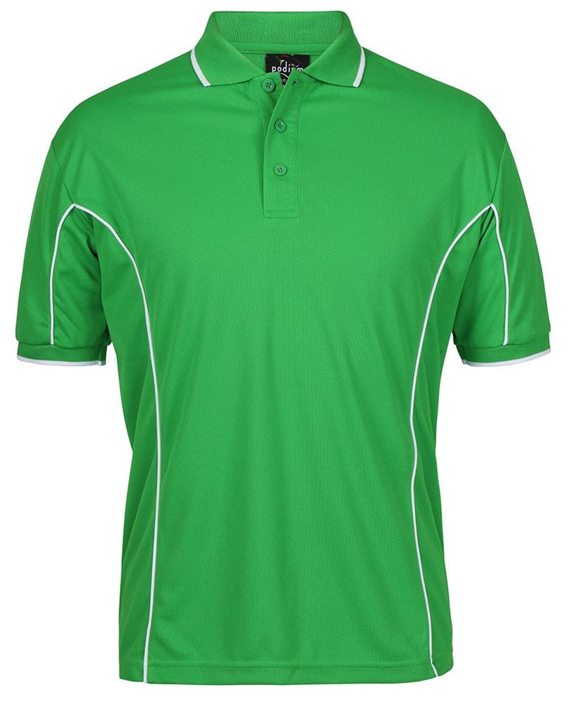 PODIUM PIPING POLO - SHORT SLEEVE, POLYESTER