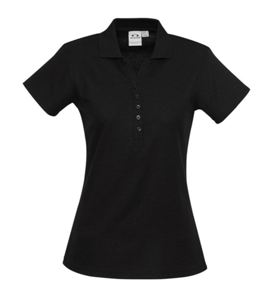 WOMENS CREW FB POLO - PolyCotton Mix UPF Protection
