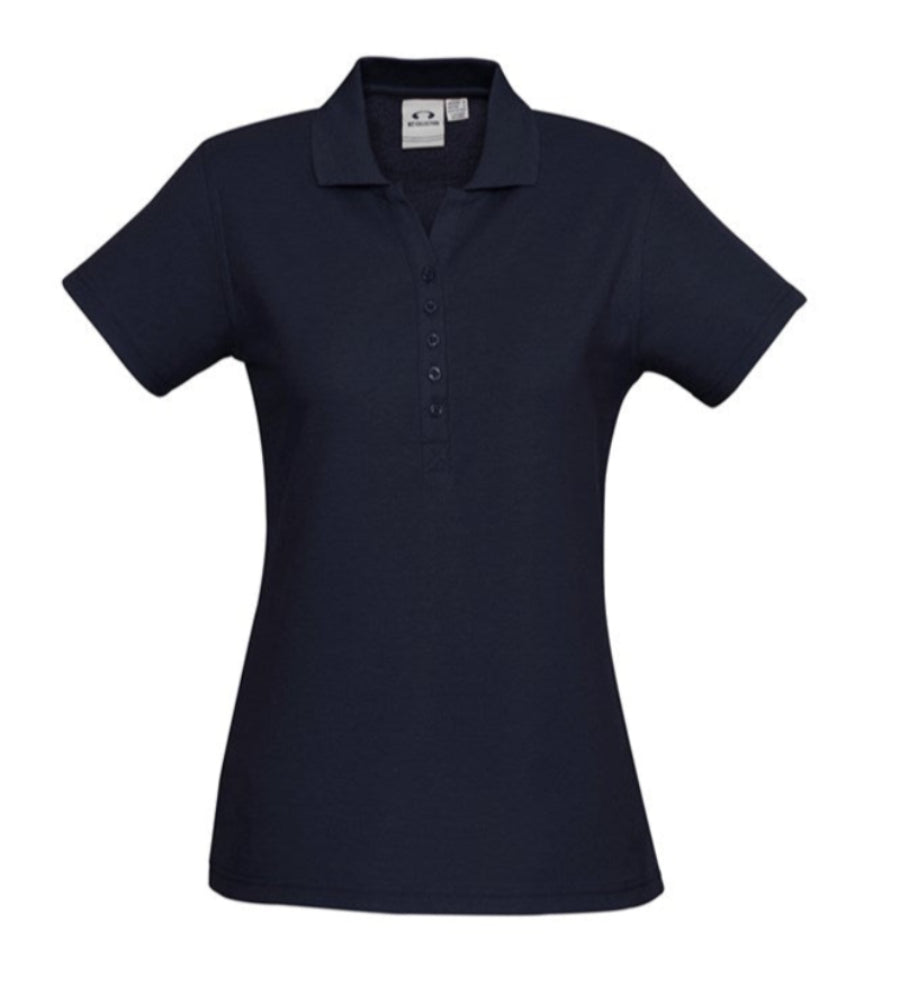 WOMENS CREW FB POLO - PolyCotton Mix UPF Protection
