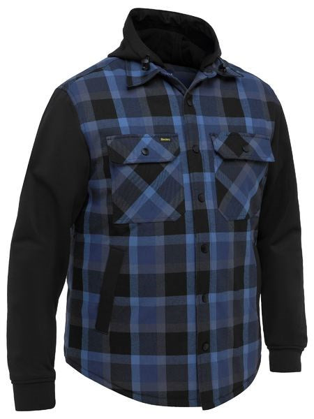 Contrast Check Hooded Shirt – Vispro NZ