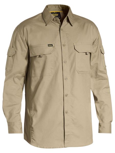 AIRFLOW INDUSTRIAL MIDWEIGHT WORK SHIRT - Ripstop Fabric, 150gsm, Ventilated