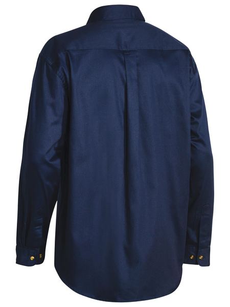 COTTON DRILL SHIRT - Long Sleeve | Look Good | Hard Wearing