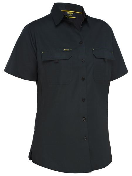 AIRFLOW WOMENS SHORT SLEEVE WORKSHOP - Mid Weight, Cotton Ripstop Fabric, 4 Colour Options