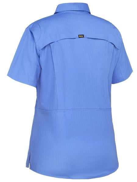 AIRFLOW WOMENS SHORT SLEEVE WORKSHOP - Mid Weight, Cotton Ripstop Fabric, 4 Colour Options