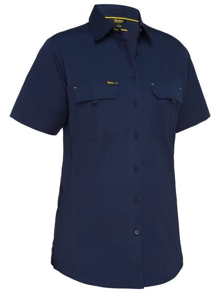 AIRFLOW WOMENS SHORT SLEEVE WORKSHOP - Mid Weight, Cotton Ripstop Fabric, 4 Colour Options