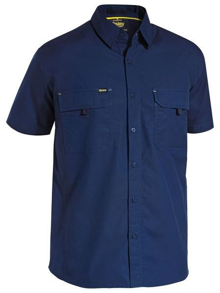 AIRFLOW SHORT SLEEVE WORKSHIRT - Cotton Ripstop Fabric, Mid Weight, 4 Colour Options