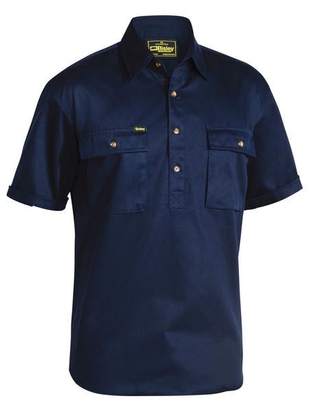 BIS COTTON DRILL SHIRT , Closed Front, Pre Shrunk Cotton, Mid Weight