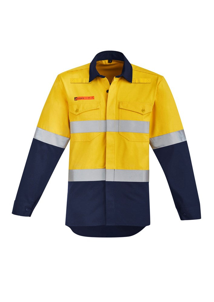 SZ FIRE RETARDANT, HI VIS WORKSHIRT, HRC/PPE 2 9.7Cal 250 gsm Antistatic