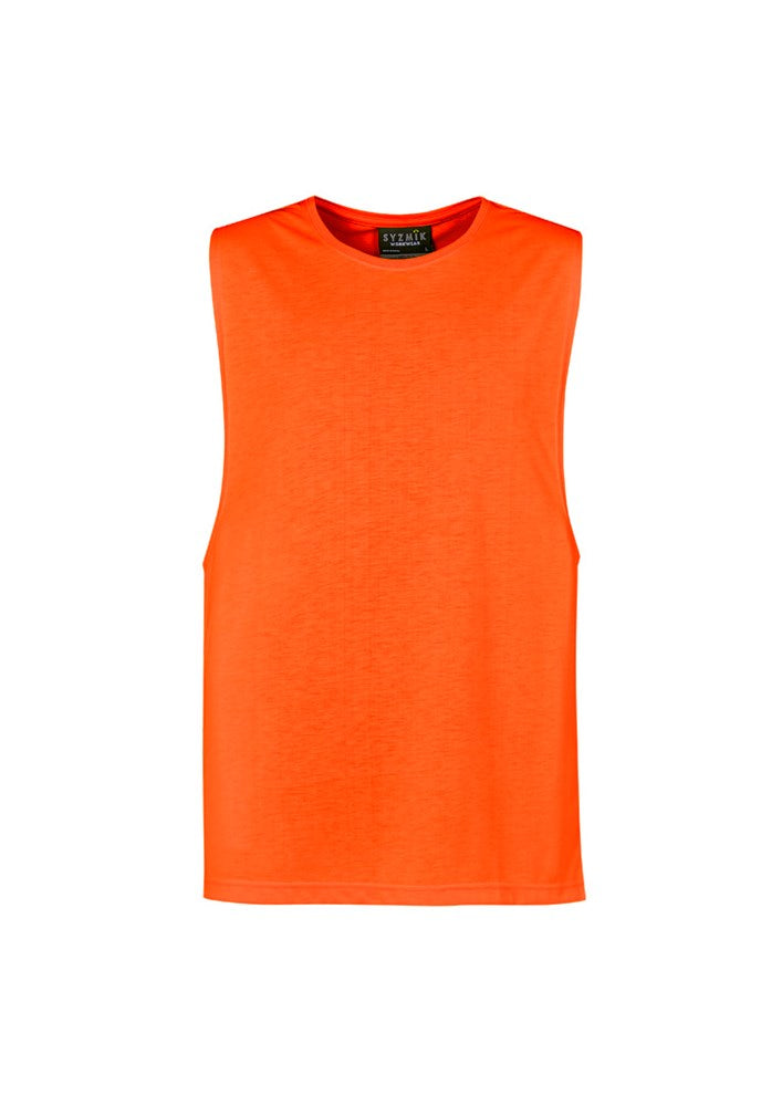 SZ HI VIS SINGLET - DROP ARMHOLE, LIGHT & BREATHABLE