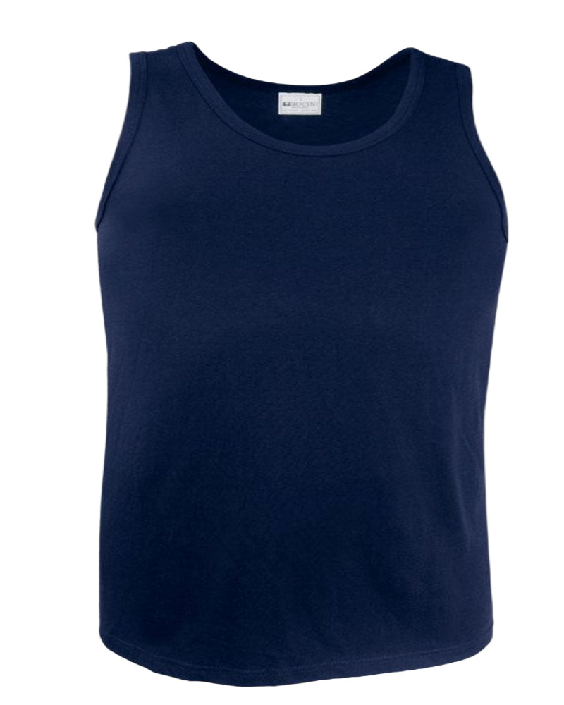 MENS COTTON WORK SINGLET BOCINI - 100% Cotton, Midweight, Breathable