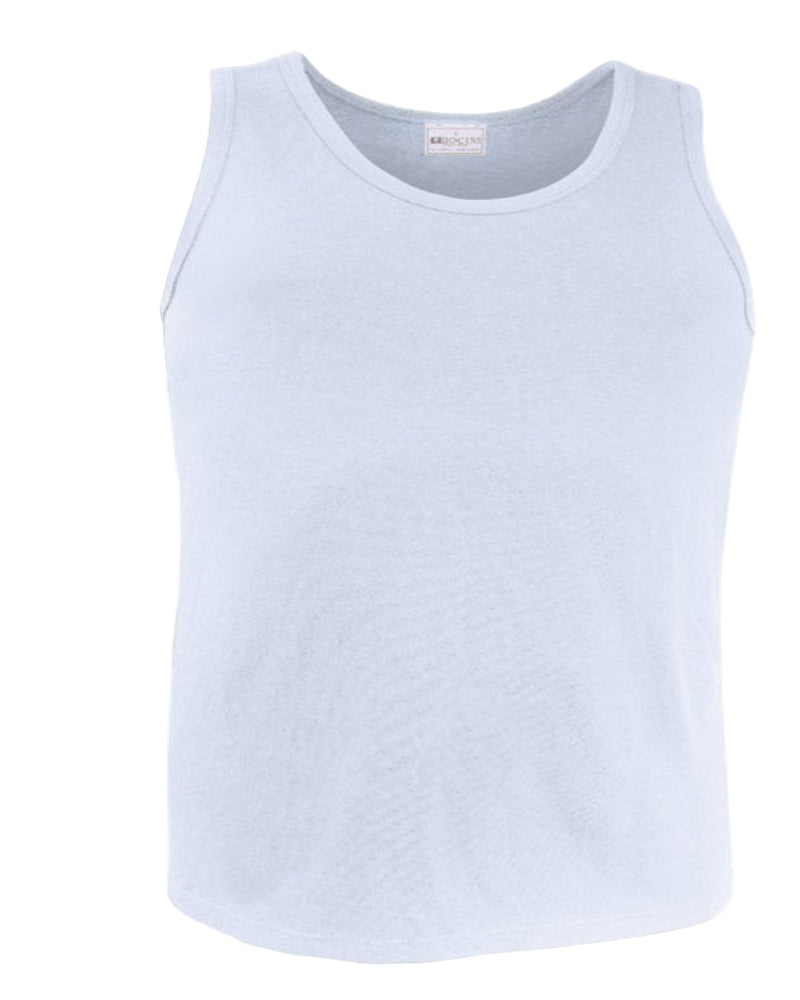 MENS COTTON WORK SINGLET BOCINI - 100% Cotton, Midweight, Breathable