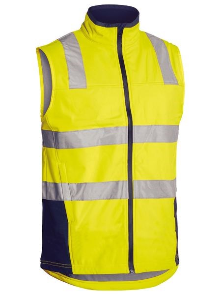 HI-VIS SOFT SHELL VEST - Bisley | Day/Night