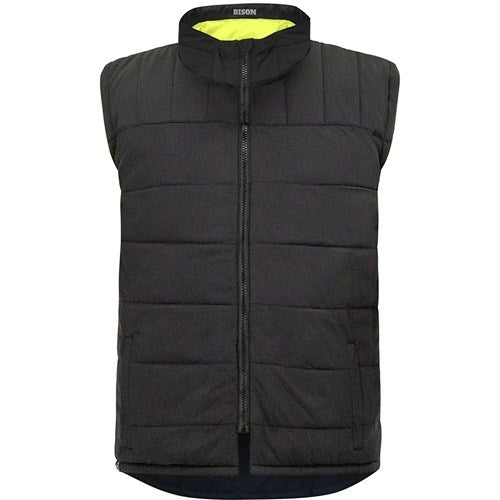 PUFFER STAMINA VEST - Reversible, Segmented Reflective Tape