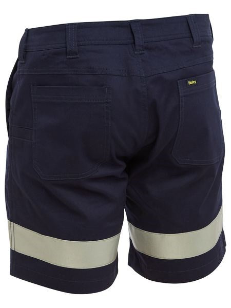 Taped Stretch Cotton Drill Short Short