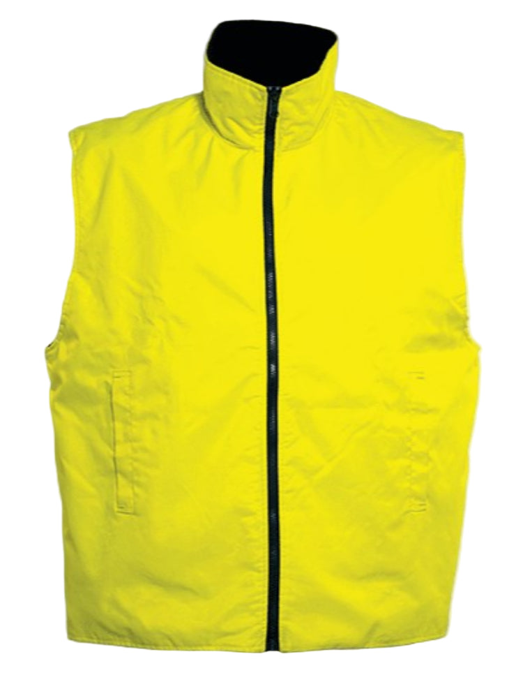 BOCINI HI VIS VEST - WATERPROOF SHELL | REVERSIBLE | POLAR FLEECE LINED