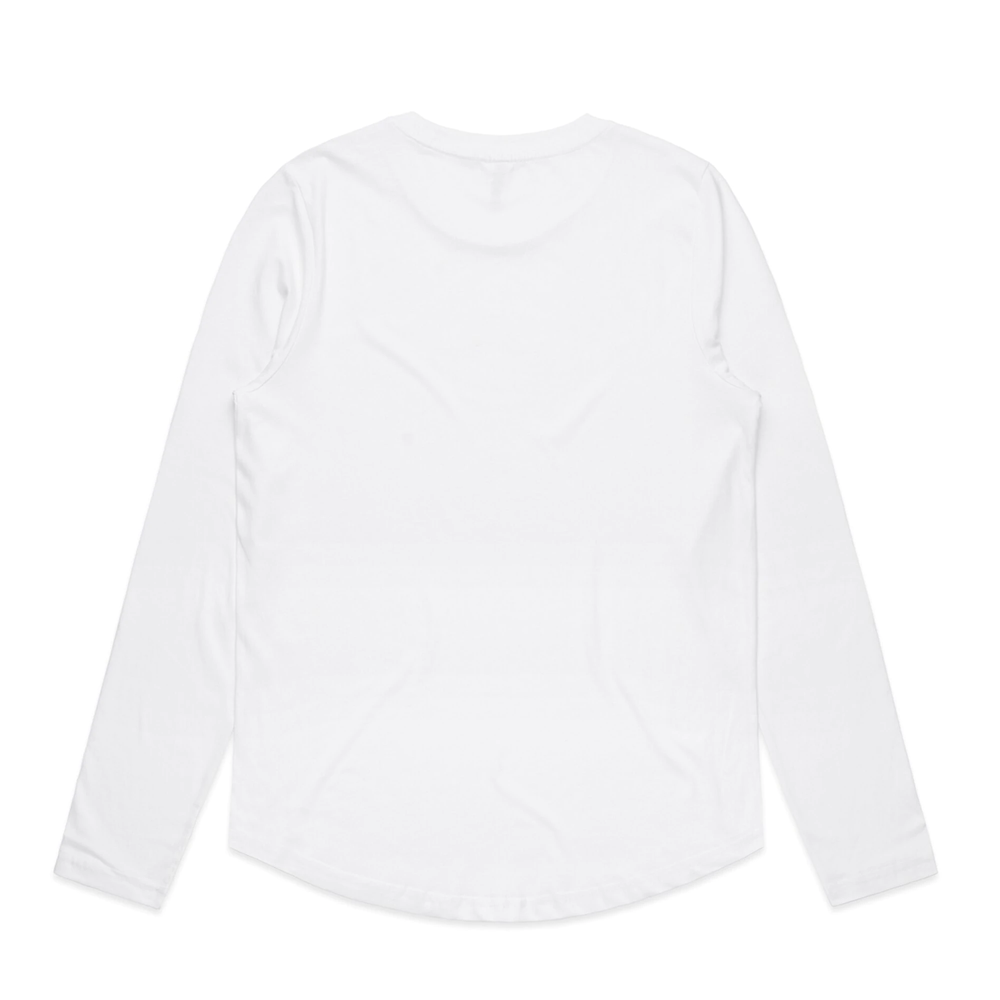 WOMENS LONG SLEEVE - AS Colour | Curved Hem | Light Weight