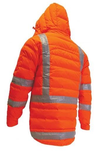 Hi vis puffer best sale jacket