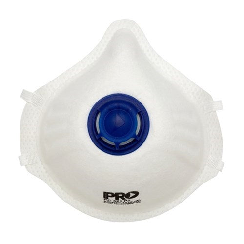 P2 DUST MASKS WITH VALVE (BOX 12) = Protects Against 94% Toxic Dust Particles, Valve for Easy Breathing and less Heat Build Up