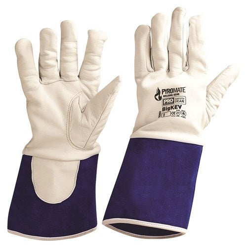 PYROMATE BIG KEV WELDING SAFETY GLOVES, Cut Resistant and Heat Resistant Kevlar Lining
