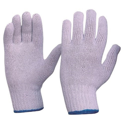 KNITTED POLY/COTTON GLOVE LINERS, Ambidextrous, Multi Use, Keep Fingers Warm