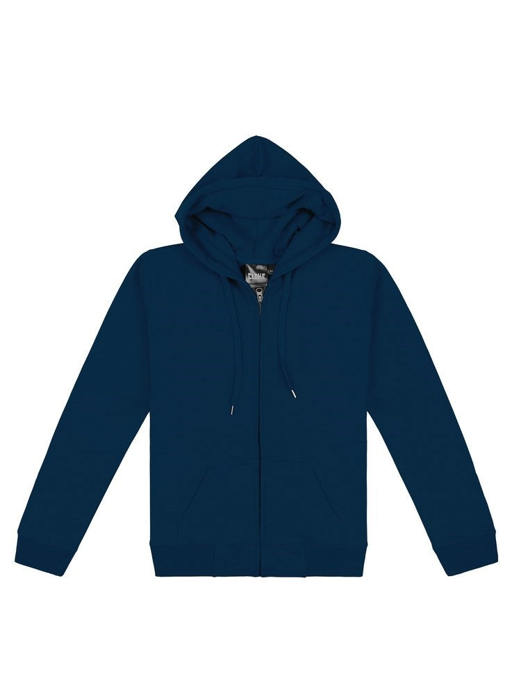 CLOKE WOMENS DAYBREAK HOODIE, HEAVY WEIGHT, 80% COTTON, "WARM AND COMFY"