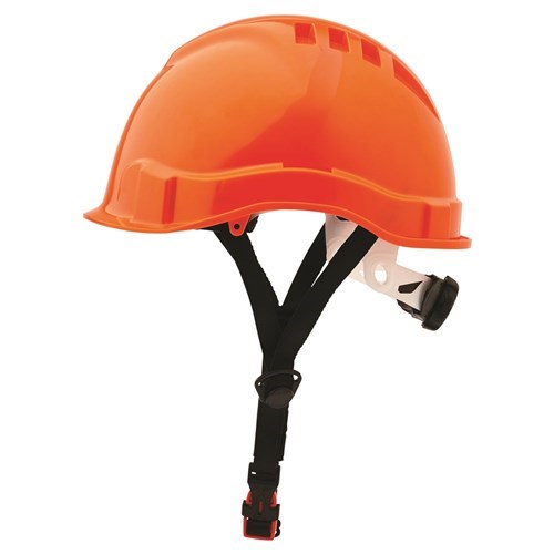 V6 MICRO PEAK HARD HAT WITH CHIN STRAPS, RACHET ADJUST
