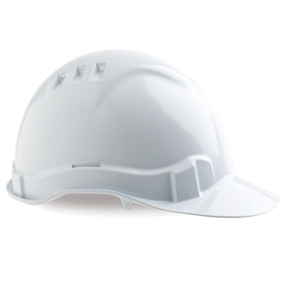 V6 VENTED HARD HAT ,FULL BRIM, PUSHLOCK ADJUST